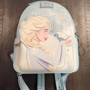 Loungefly Frozen 2 Elsa & Bruni Mini Backpack NWT
